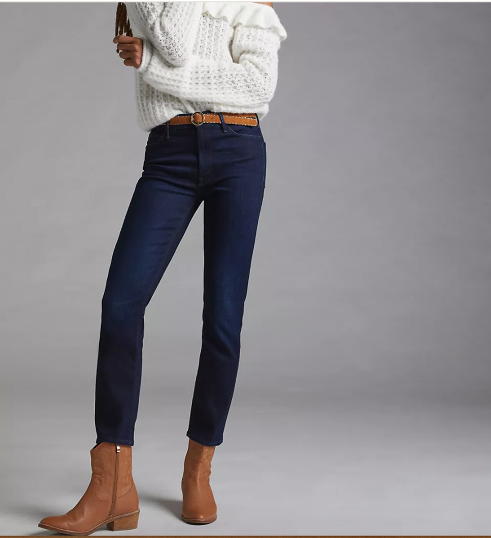 MOTHER The Dazzler Straight Ankle Jeans 28 Now or Never NEW